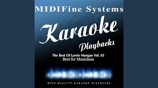 Five Minutes Originally Performed by Lorrie Morgan Karaoke Version [upl. by Ul313]