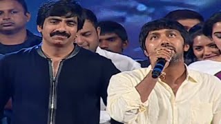 I Love Ravi Teja Sir says Bobby  Power Audio Launch  Ravi Teja Hansika Regina Cassandra [upl. by Imoin]