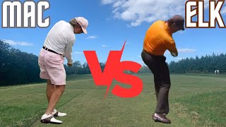 Mac O’Grady Versus Steve Elkington Golf Swing Comparison [upl. by Prendergast724]