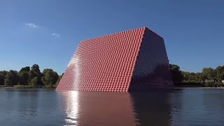 Christos London Mastaba at the Serpentine Galleries [upl. by Doralia]