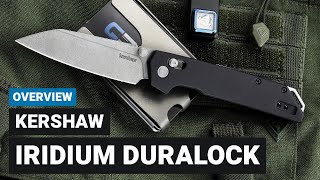 Kershaw Iridium  DuraLock Knife Overview [upl. by Lance]