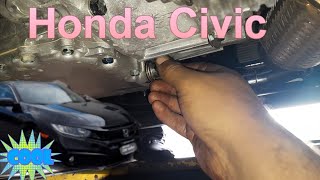 How to Change Transmission Fluid on 20192022 Honda Civic Sports CVT [upl. by Anifur223]