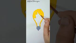 Satisfying Thread art 💡 drawing art painting shorts [upl. by Sucramrej160]