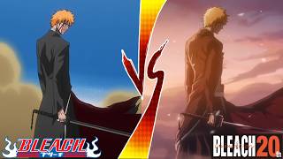 Bleach VS Bleach Remake PVVisual Comparison BLEACH 20th Anniversary [upl. by Annaiek]