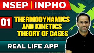 THERMODYNAMICS AND KINETICS THEORY OF GASES 01  Real Life App  Physics Important Concepts  NSEP [upl. by Avrit]