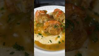 Crab Stuffed Shrimp amp Grits SHORTS [upl. by Eciralc244]