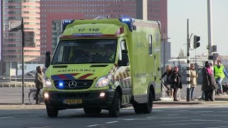 A1 Ambulance 17118 Rotterdam [upl. by Arrak]