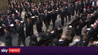 World leaders come together for Queen Elizabeths funeral [upl. by Severson]