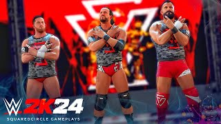 WWE 2K24 The Undisputed Era Entrance amp Victory  New WWE 2K24 Mods [upl. by Anaejer]