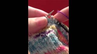 Knitting How to Prevent Laddering with DPNs [upl. by Marita]