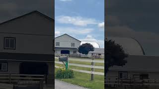 Driving by Amish homes  Lancaster County Pennsylvania USA [upl. by Eikcuhc863]