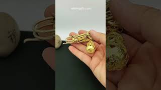 The Art of Making a Brass Wire Keychain art brass keychain wirework handcrafted [upl. by Bigot]