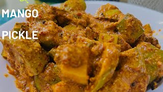 Mango pickle recipe  Mangalore style Raw mango pickle recipe [upl. by Tneicniv676]