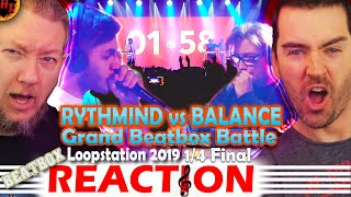 RYTHMIND vs BALANCE Reaction LOOPSTATION Grand Beatbox Battle 2019 [upl. by Gracye747]