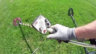 Fisher f22 metal detector and a Tesoro Silver Sabre Micro Max [upl. by Anivahs]