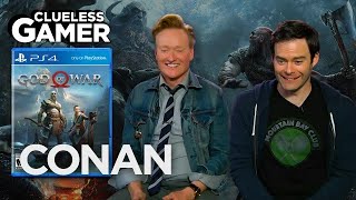 Clueless Gamer quotGod Of Warquot With Bill Hader  CONAN on TBS [upl. by Anih]