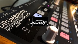 Beatmaking on Arturia Drumbrute and OP1 Creating a hiphop beat [upl. by Eiramacissej57]