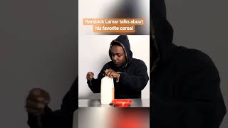 Kendrick Lamar talks about his favorite cereal uzihiphop rap kendricklamar [upl. by Dhaf669]