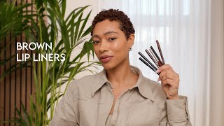 Best Brown Lip Liners for Medium and Brown Skin [upl. by Annaeoj]