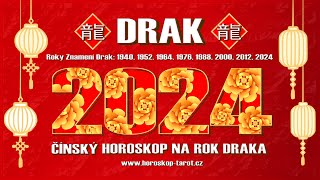 Čínský Horoskop 2024 Drak  Láska Zdraví a Feng Shui pro Čínské Znamení Drak na Rok Draka 2024 🐉 [upl. by Lola]