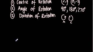 GCSE Maths  Rotating a Shape  Rotations  Higher and Foundation 2014 and 2015 exam spec [upl. by Mack]