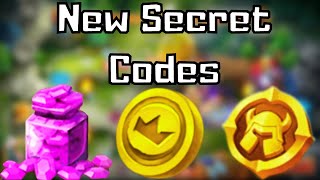 New Secret Codes Available now  Castle Clash [upl. by Sirtemed121]