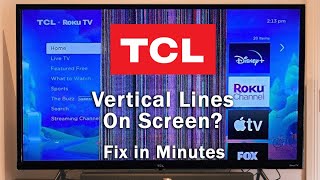 TCL TV Vertical Lines on Screen Do THIS [upl. by Agneta]