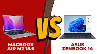 Asus Zenbook 14 Oled vs Macbook Air M2  Which is Better [upl. by Enelyad]