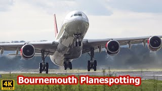 BOURNEMOUTH AIRPORT  Planespotting  A Busy Saturday Afternoon [upl. by Shurlocke873]