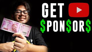 How to Get Sponsorship and FREE PRODUCTS on YouTube  YouTube Sponsorship Explained 2020 [upl. by Narih]