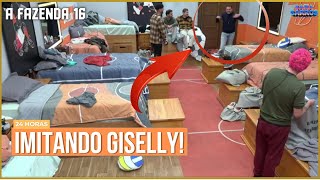 POR ESSA O G4 NÃO ESPERAVA Albert entra no quarto imitando Gizelly mexendo o braço afazenda16 [upl. by Ynney545]