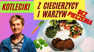 🍆 🍃 Kotlety z ciecierzycy z warzywami 🌶 🌿 [upl. by Zina970]