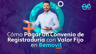 Cómo pagar un convenio de Registraduría con valor fijo en Bemovil [upl. by Ellehcar]