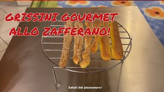 GRISSINI GOURMET FATTI IN CASA allo zafferano [upl. by Peyter]