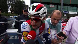 Elia Viviani  Postrace interview  Stage 10  Giro dItalia  Tour of Italy 2019 [upl. by Amory968]