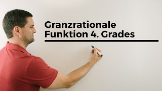 Ganzrationale Funktion 4 Grades aufstellen Beispiel Herleitung Rekonstruktion Modellierung [upl. by Esinaj]