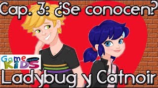 Juego Ladybug y Cat Noir Descubren Identidad de Marinette y Adrian [upl. by Doykos]