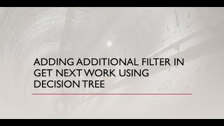 Customising Pega GMU Adding additional filter in get next work using decision tree pega pegahelp [upl. by Eimmac435]