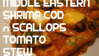 Fish Stew Recipe  Seafood Stew  Arab Fish  Arabic Fish Stew  Scallops Shrimp  Cod  Arabic [upl. by Ddot]