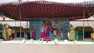 k ridge international high school Krishna Astami celebrations dance by hanvitha [upl. by Kilk]