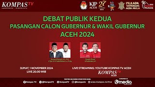 LIVE – Debat Publik Kedua Calon Gubernur dan Wakil Gubernur Aceh 2024 [upl. by Hyatt]