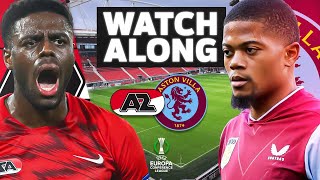 AZ Alkmaar vs Aston Villa Live Conference League WatchAlong [upl. by Adaurd895]