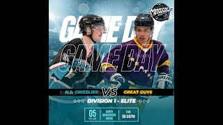 Div 1 Elite  Grizzlies vs Great Guys [upl. by Berkeley]