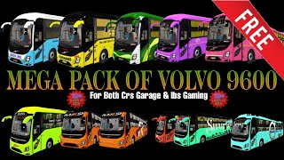 Volvo 9600 Mega pack of livery is for both IBS gaming Volvo and CRS garage Volvo9600 automobile [upl. by Kneeland]