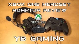 Xbox One Stereo Headset Adaptor  Review and Unboxing  YB Gaming [upl. by Drofnas]