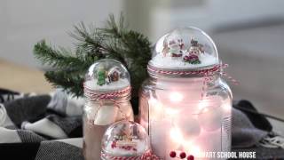 Mason Jar Lid Snow Globe [upl. by Marj138]