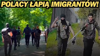 POLACY ŁAPIĄ IMIGRANTÓW PRZY GRANICY [upl. by Jordan]