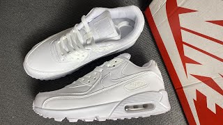 AIR MAX 90 Triple White Review From Supkicks [upl. by Luke]