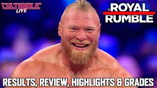 WWE Royal Rumble 2022 Live Review Highlights Results amp Grades [upl. by Zerelda]