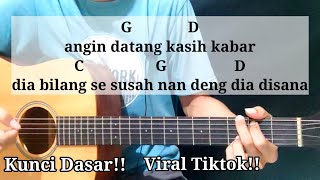 Kunci Gitar  Angin Datang Kasih KabarBale Pulang 2Lagu Ambon [upl. by Enna]